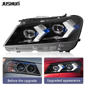 LED Headlight Assembly for BMW X3 F25 Upgrade Modify the Headlights Dual color DRL Adaptive Headlights