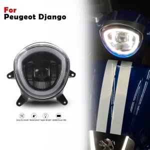 LED Headlight Headlamp with Halo for Peugeot Django 125