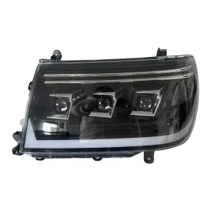 LED Headlight Unit Assembly Daytime Running Light Flow Direction Upgrade Modification for Toyota LAND CRUISER LC100