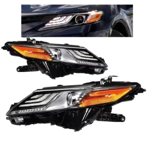 LED Headlight for CAMRY XLE USA Type HeadLamp Auto Front Light Accessories Parts 81150 06C20 81110 06F60 for Toyota