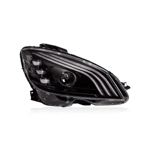 LED Headlights Assembly Auto Headlamp LED Daytime Running Lights for C-Class W204 Models