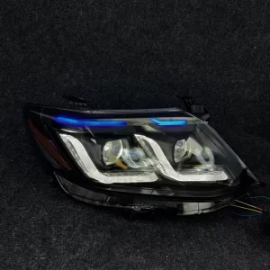 LED Headlights Assembly Dual Lights 2Lens Front Headlights Turn Signal Driving Highlow Lamp for Toyota Fortuner