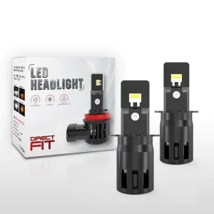 LED Headlights H3 H8 H9 H11 With High Speed Cooling Fan System for Car Truck Headlights