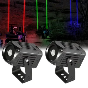 LED Laser Spotlight Replacement Lights Bronco UTV ATV Off-road Vehicles Trucks Waterproof IP67 12V 24V 6W