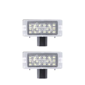 LED License Number Register Plate Light for Ford Bronco Sport OEM Part No. M1PZ-13550-A Pack of 2 Clear Lens