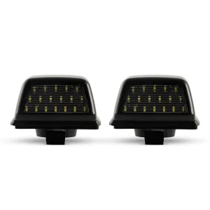 LED License Plate Lens Tag Lights 12V Rear Lamp Compatible with Nissan D40 Frontier 2005-2007