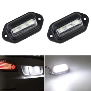 LED License Plate Light Off Road 4×4 Trailer Step Lamp Exterior Night Security Lighting