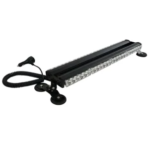 LED Light Bar Red & Blue 90CM Light Bar With Car Charger Magnetic Flashing Bar Amber LEDs Single Sided or Double Sided