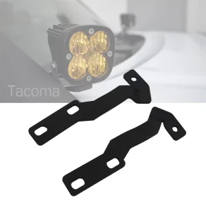 LED Light Mount Kit for Toyota Tacoma Metal Hood Hinge Bracket Ditch Hood Light Brackets