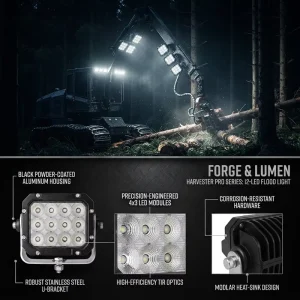 LED Light Off Road IP69 Waterproof Offroad Light Flood Spot Beam LED Light