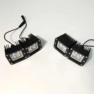 LED Light Pod Flush Mount Bumper Grill Lamp Flood Beam Car Work Light for Off Road Cube LED Lights Pods New Condition