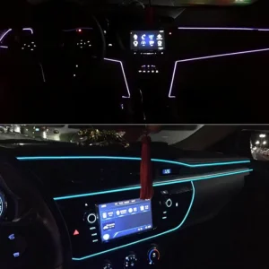 LED Light Strips for Automotive Interior Decoration Ambiences USB Car Accessories