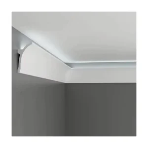 LED Lighting Paint Crown Moulding PU Polyurethane Decorative Foam Molding Cover Corner Cornice Hotel & Home Interior Decoration