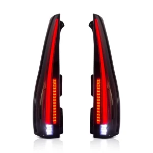 LED Long Tail Lights for Tahoe/Suburban GMC Yukon Clear Lens Red Yellow Light ABS New Rear Lamp Assembly