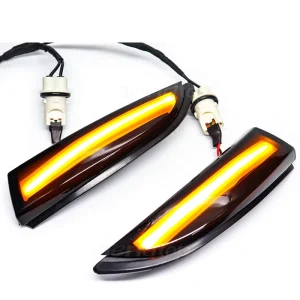 LED Mirror Dynamic Turn Signal Lights for Ford Fiesta MK6 B Max B232 Sequential Indicators Lamps RearView Bulbs