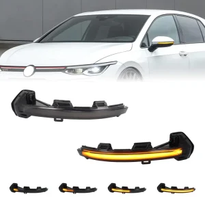 LED Mirror Sequential Turn Signal Lights for Volkswagen Passat B8 GOLF MK8 Arteon Side Dynamic Blinker Indicator Lamps
