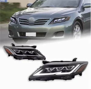 LED Modified Upgrade Headlamp New Design Headlight for Toyota Camry Sedan 4 door Front Lamps Dynamic Pair