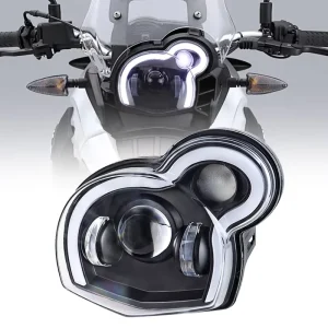 LED Motorcycle Headlight Assembly With Hi Low Beam DRL Light for BMW G650GS Sertao R13