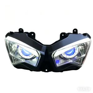 LED Ninja 400 Modified LED Devil Eye Headlight Assembly for Kawasaki