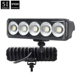 LED Offroad Work Light 6 Inch Flood Beam IP69k Emark High Bright 12V 24V for Tractor 4×4 Offroad Vehicle Truck