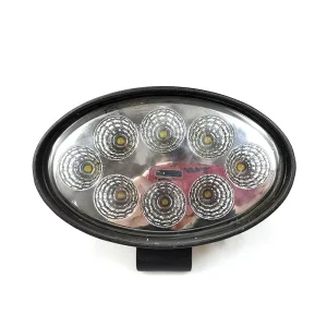 LED Oval Work Lights for Automobiles 24W Forklift Headlights Truck Engineering Vehicles Truck Off Road Vehicles Auxiliary Lights