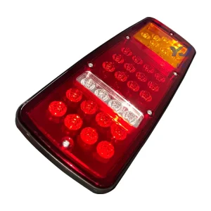 LED Plastic Tail Light Rear Reverse Lamps Arrow Turn Signal Lamp 12/24V for Trailer Truck Car Boat