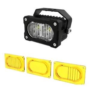 LED Pods Retrofit Work Light 12V for Car Motorcycle ATV Truck Boat SUV Auxiliary Driving Flood Lighting 20W 2000LM