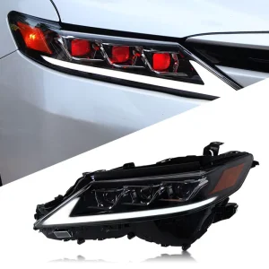 LED Projector Headlight Assembly for 8th Gen OEM 63117492027 Upgrade LED DRL Sequential Turn