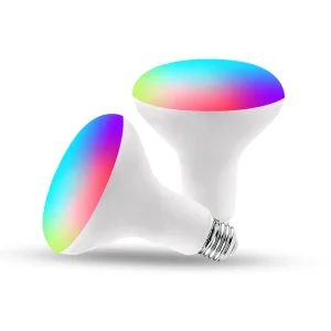 LED RGBTW Smart Alexa&Tuya Voice Control Wifi Bluetooth Spotlight Lamp Led Smart Bulb Home Decoration Ambient