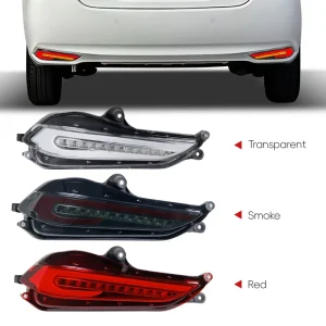 LED Rear Bumper Light With Integrated Reflector Component For Toyota Vios