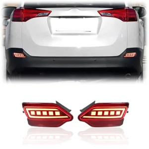 LED Rear Bumper Light for Toyota Rav4 LED Reflector Tail Light Brake Lamp Taillight