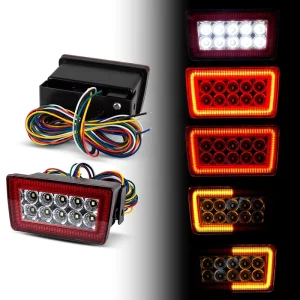 LED Rear Fog Light for Subaru WRX STi 2011 2021 Impreza2011 2016 XV Crosstrek2013 2017 Stop Tail Brake Lamp Backup Reverse Light
