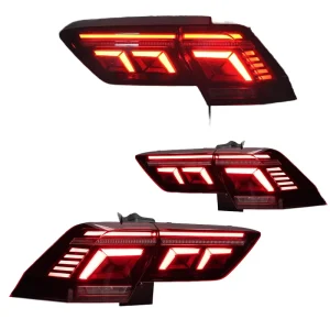 LED Rear Lamp for Volkswagen VW Tiguan Plug and Play Red Fog Lights Stop Lamps Tail Lights Taillight