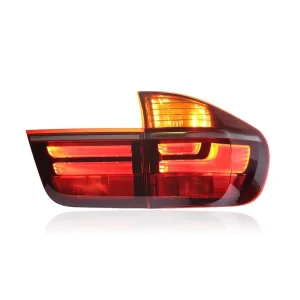 LED Rear Lamp for X5 E70 6000K 4000 Lm 12V ABS Material Red Clear Lens Waterproof