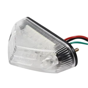 LED Rear Tail Light with Brake Warning for Modified Motorcycles & Electric Vehicles 5 Lens 12 Month Warranty