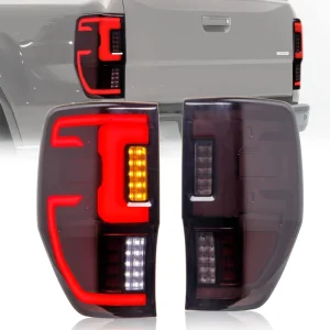 LED Rear Taillight Assembly with Cool Startup Effect Suitable for Ford Ranger T6 T7 T8