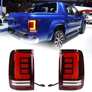 LED Red Lens Car Light for Volkswagen Pickup Amoroc Taillight Assembly Modified LED Taillight Driving Turn Signal