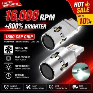 LED Reverse Light 1156 BA15S P21W 7506 T15 W16W 921 7440 W21W T20 7443 W21/5W 3157 P27/7W T25 3156 P27W Backup Lamp Canbus