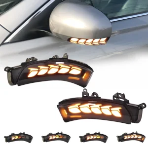 LED Sequential Turn Signal Lights for Toyota MARK X Prius Camry Crown Wish Reiz Scion IQ AVALON Signal Indicator Lamps