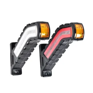 LED Side Marker Light Stoplight Outline Lamp Waterproof Marker Side Elbow Indicators 12V 24V LED Truck Car Lights for Truck