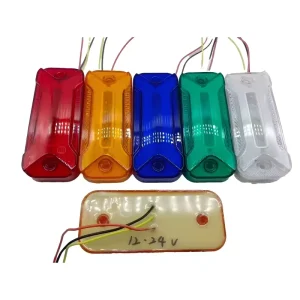LED Side Marker Lights Clearance Indicator Lamp Waterproof Warning Rear Light for 4×4 Cars Trucks Trailers