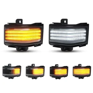 LED Side Mirror Dynamic Turn Signal Lights for Ford F250 F350 F450 Super Duty Blinker LED Sequential Signal DRL Indicator Lamps