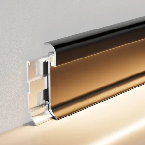 LED Skirting Board Baseboard Wall Aluminum Skirting LED Profile Metal Skirting Board LED Baseboard Light