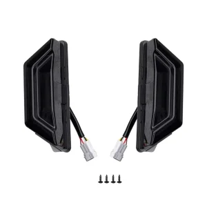 LED Smoked Black Taillights Brake Stop Lights Tail Lamps for Yamaha Wolverine RMAX2 RMAX4 1000
