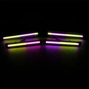 LED Smoked Black and Clear Side Marker Lights for Dodge Challenger