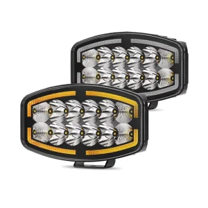 LED Spot Work Light 24V Headlight Truck 10 Inch Heavy Duty Truck Headlamp DRL for Scania Volvo DAF MAN