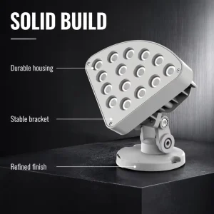 LED Spotlight Reflector Facade Lighting IP66 Landscape Adjustable Beam Outdoor Wall Focus High Brightness 5 Year Warranty