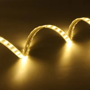 LED Strip Light 220V IP20 Outdoor Double/Three-Row Oblique Ceiling Soft Strip Light Bar 3000K/4000K/6500K Color Temp ABS
