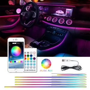 LED Strip Lights LED Car Interior Light USB Auto Atmosphere Decoration Ambient Lamp Accessories