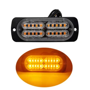 LED Strobe Beacon Warning Light Grille Flashing Break Down Emergency Lamp 20SMD Truck Trailer 4×4 SUV ATV Side Light 12V 24V